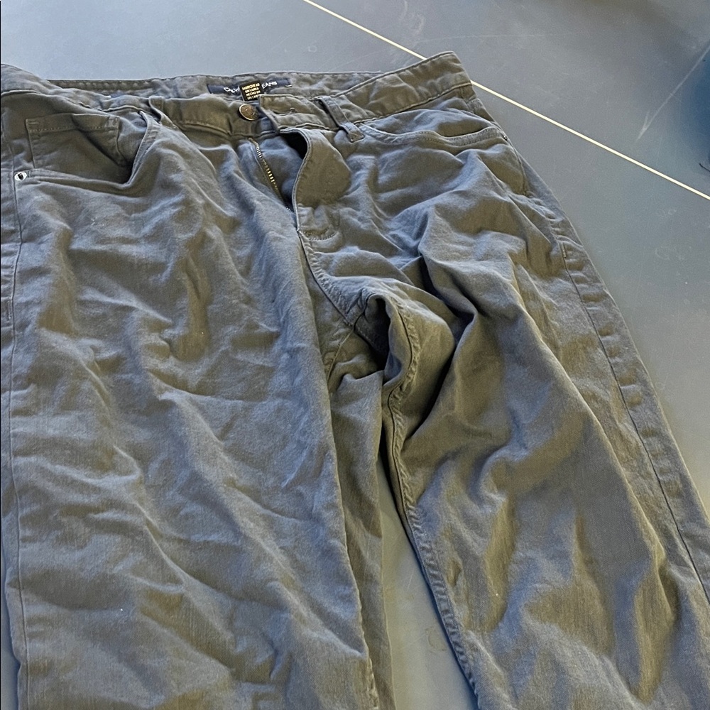 Calvin Klein Jeans Men's Charcoal Chinos